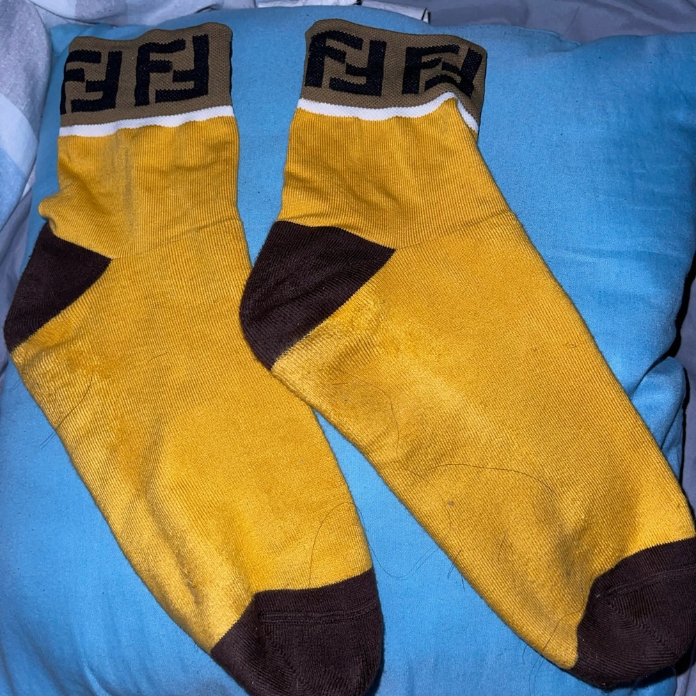Used authentic fendi socks